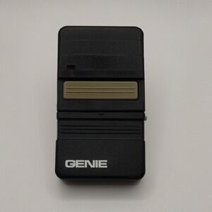 Genie GT90-1 Single Button Garage Door Opener Remote Transmitter Black with Clip